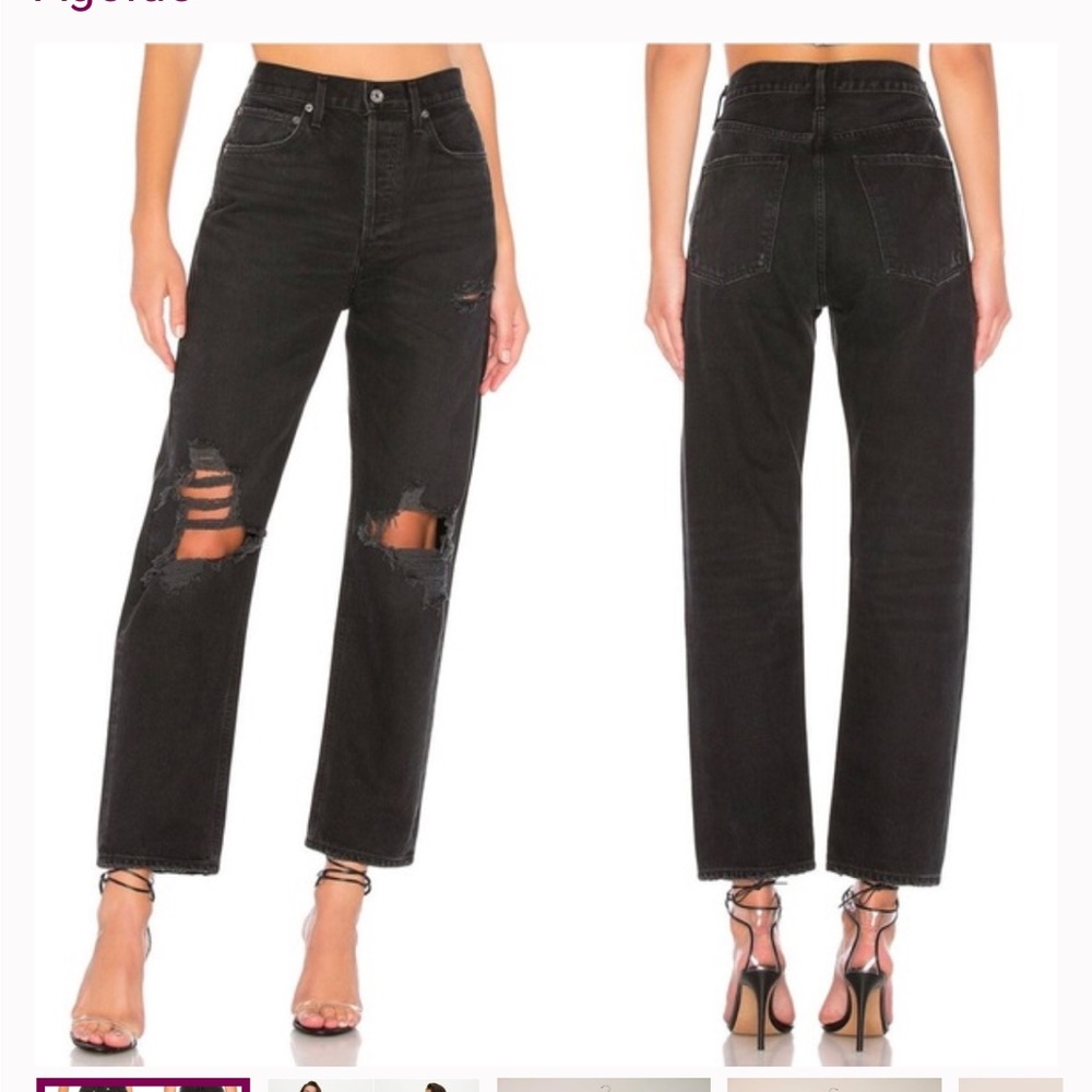 NWT AGOLDE 90’s Jeans in Audio  Size 28